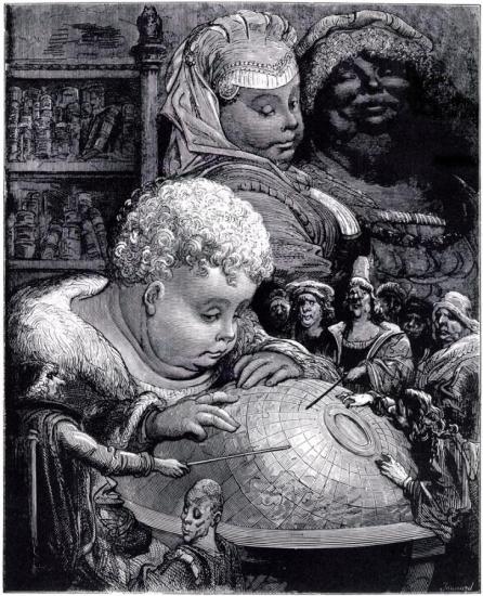 L education de gargantua gustave dore 1