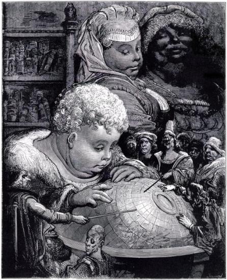 L education de gargantua gustave dore