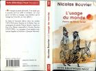 L usage du monde nicolas bouvier couverture